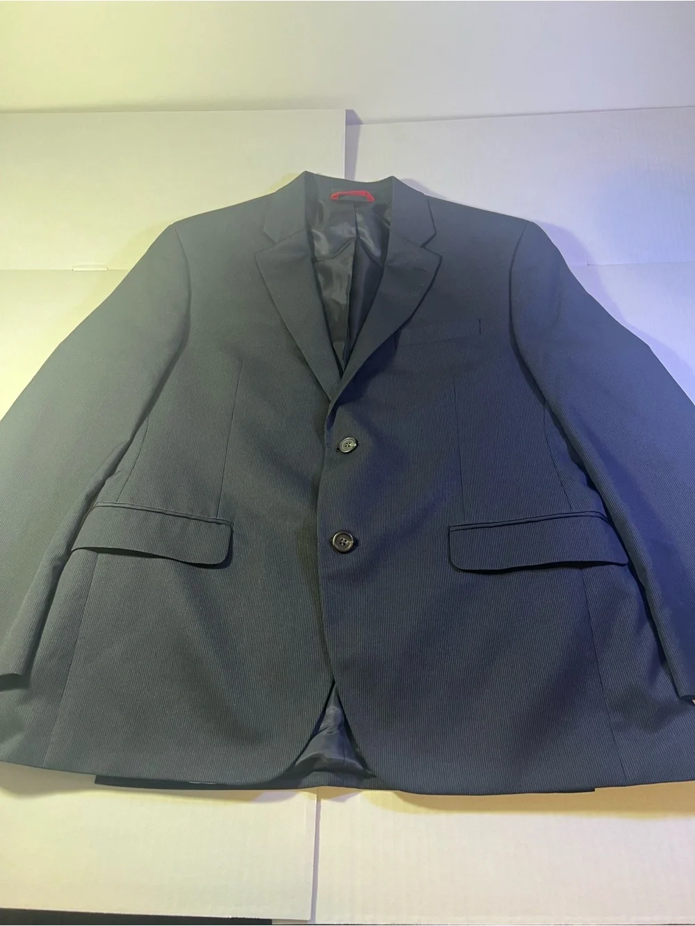 Chaps Men's Navy Blue Two-Button Sport Coat Blazer